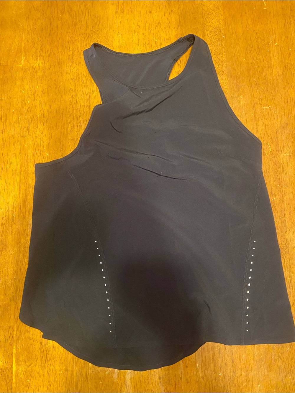 lululemon athletica Black flowy Tank with Stud Detailing